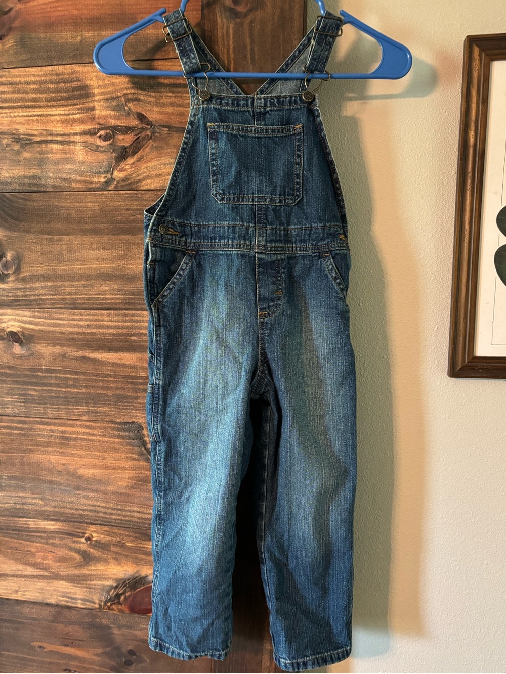 Wrangler Kids Denim Overalls - size 5T